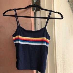 Brandy Melville Faye Rainbow tank (rare)